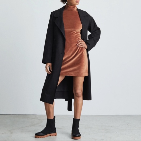 Everlane Velour Dress size S - Picture 2 of 6